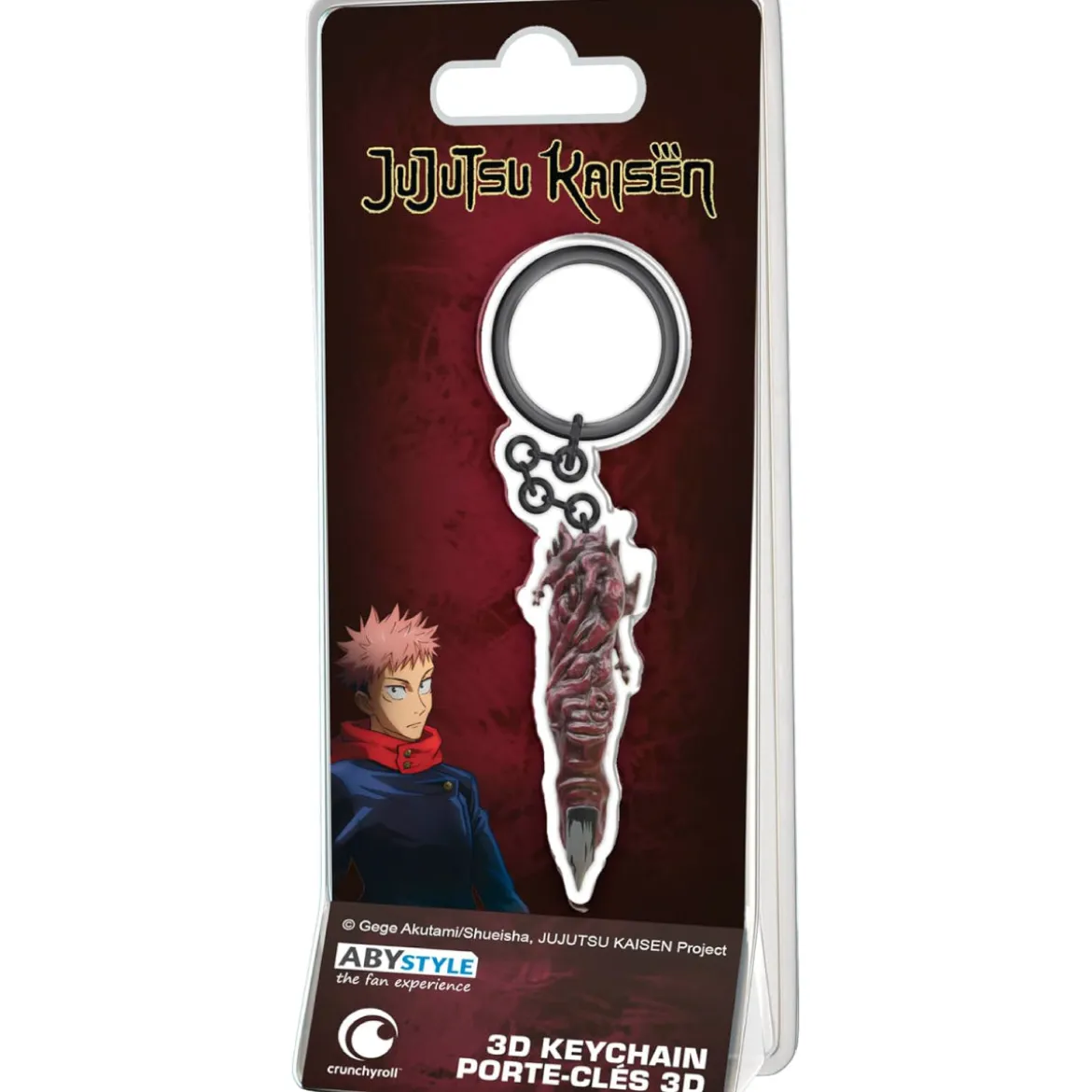 jujutsu kaisen - keychain 3d- sukuna's finger