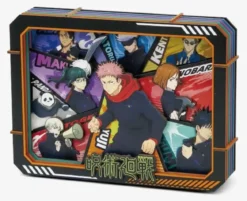 jujutsu kaisen - quadretto in legno 3d