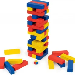 jumbling tower a colori in legno