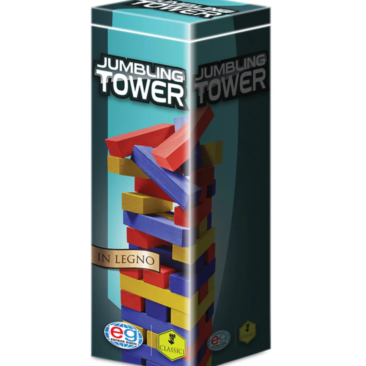 jumbling tower a colori in legno