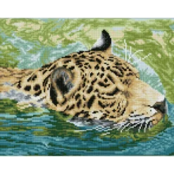 jungle prince - diamond dotz squares dq8.012 41x31cm