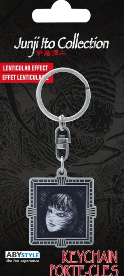 junji ito - tomie reflet maudit - portachiavi lenticolare