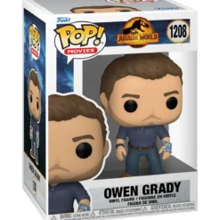 jurassic world: dominion - owen grady 9cm - funko pop 1208