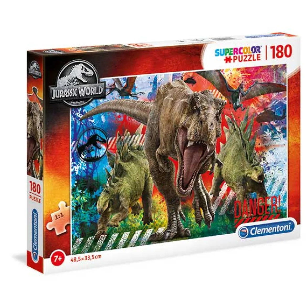 jurassic world - puzzle 180 pezzi