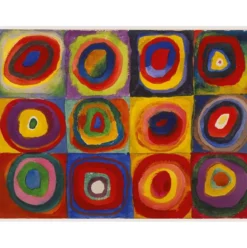 kandinsky: studio sul colore - puzzle 1500 pezzi