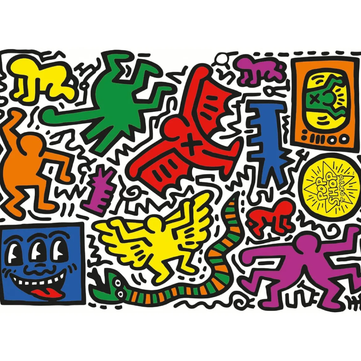 keith haring 2 - novo art series - puzzle 1000 pezzi