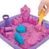 kinetic sand - castelli di sabbia - sabbia scintillante rosa 454g