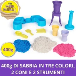 kinetic sand - playset gelateria colorata