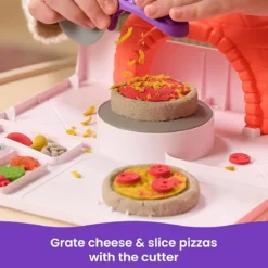 kinetic sand - playset squish pizza - sabbia 450g