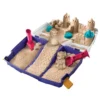 kinetic sand - valigetta richiudibile con formine e 907g di sabbia