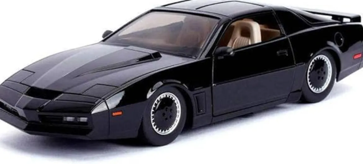 k.i.t.t. supercar - pontiac trans del 1982 - 1:24 die cast con luci
