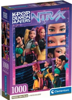 kpop demon hunters - huntrix - puzzle 1000 pezzi