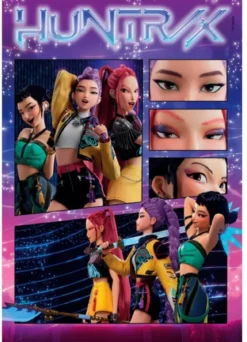 kpop demon hunters - huntrix - puzzle 1000 pezzi