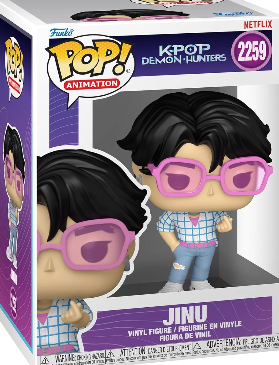 kpop demon hunters - jinu 9cm - funko pop! 2259