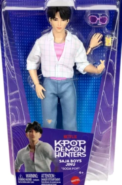 kpop demon hunters - jinu - fashion doll 30cm