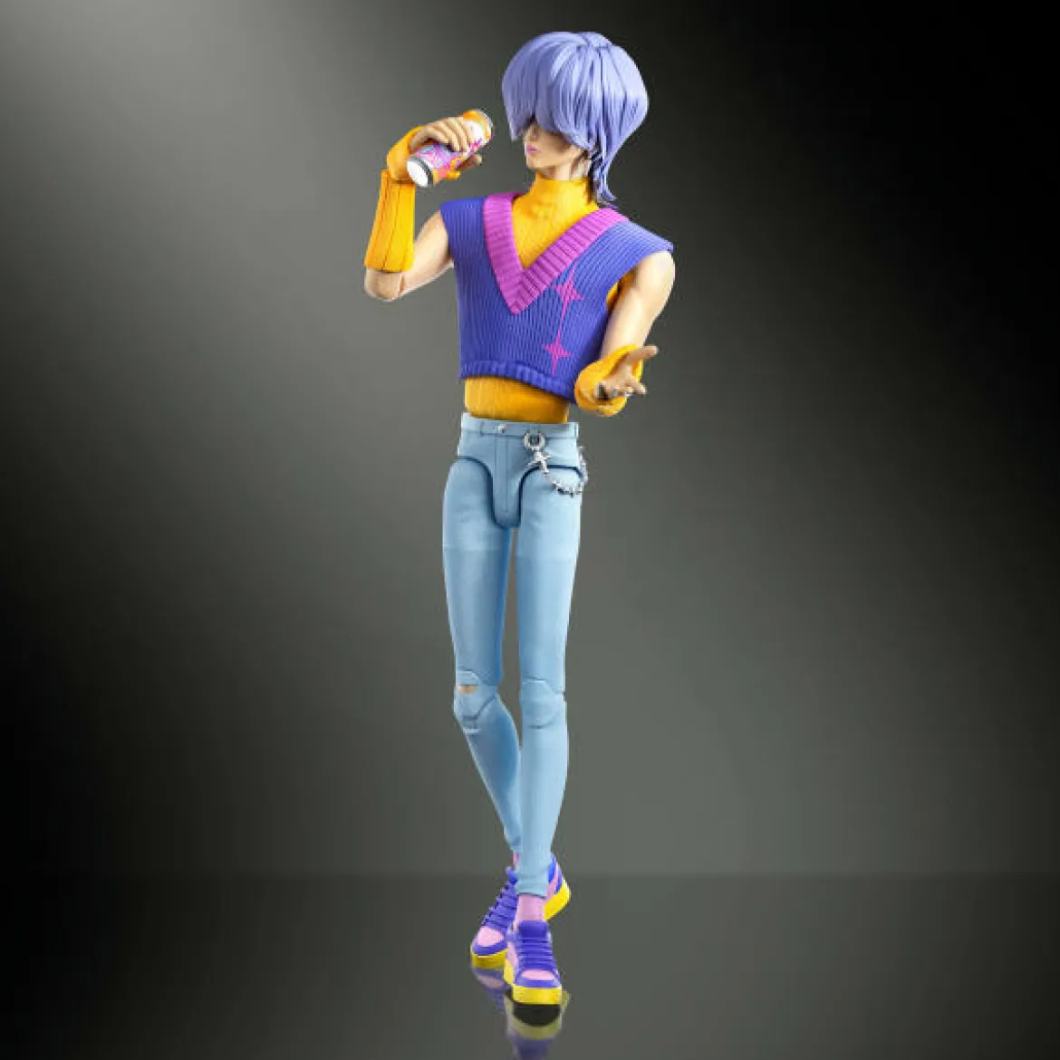 kpop demon hunters - mystery - action figure 15cm