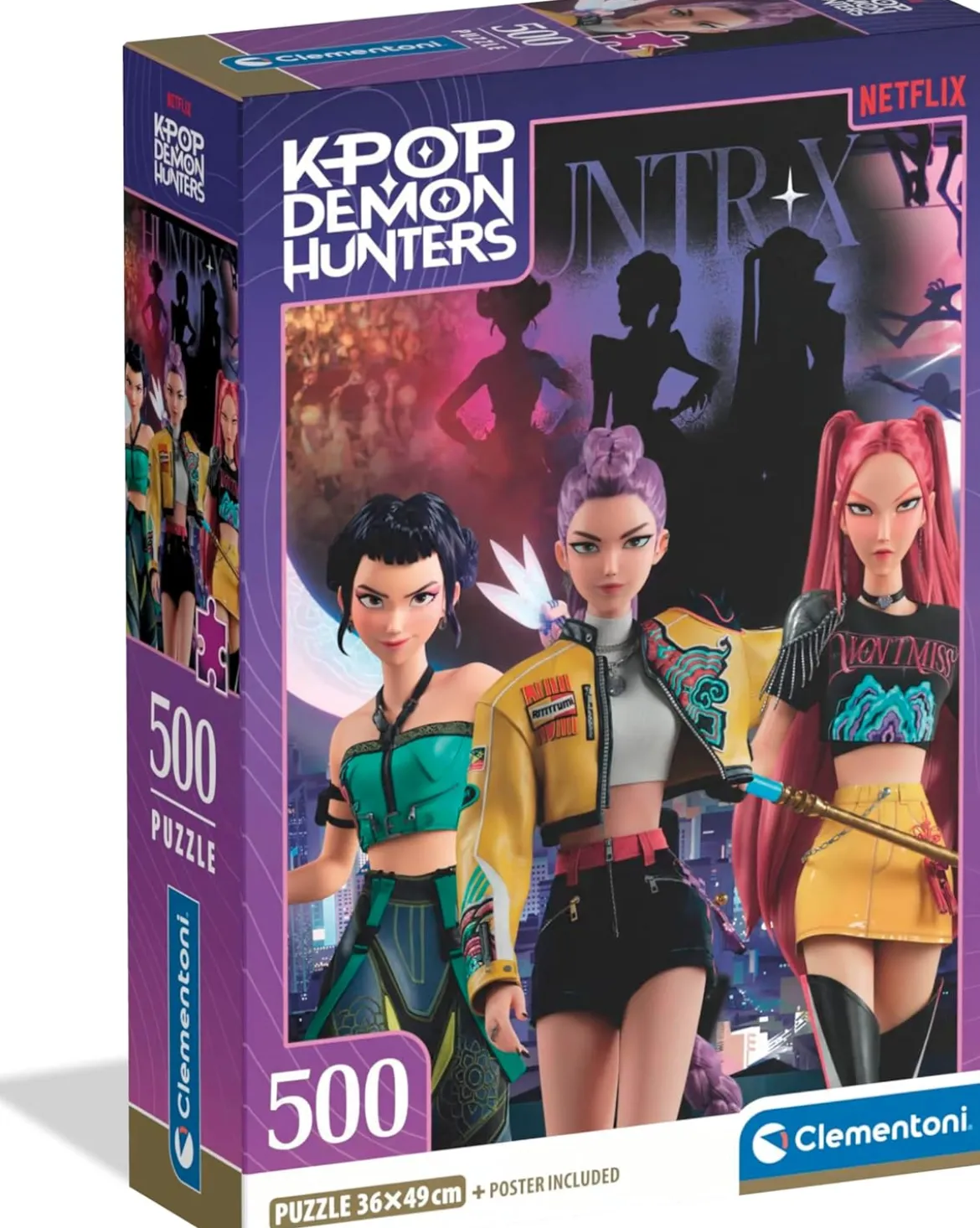 kpop demon hunters - puzzle 500 pezzi