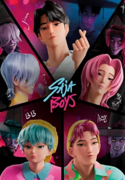kpop demon hunters - saja boys - puzzle 500 pezzi