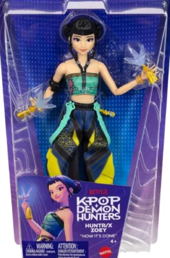 kpop demon hunters - zoey - fashion doll 30cm