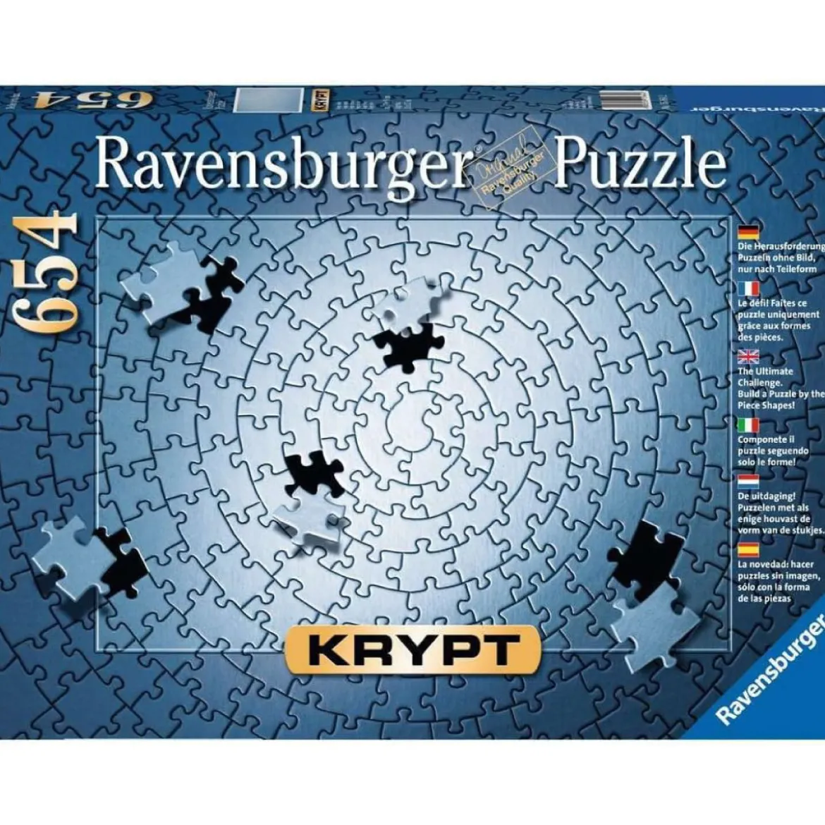 krypt silver - puzzle 654 pezzi