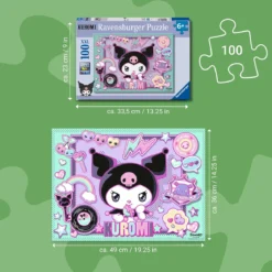 kuromi - puzzle 100 pezzi xxl