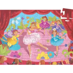 la ballerina con il fiore - puzzle 36 pezzi silhouette