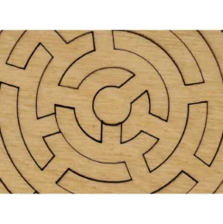 labyrinth puzzle - rompicapo manuale in legno