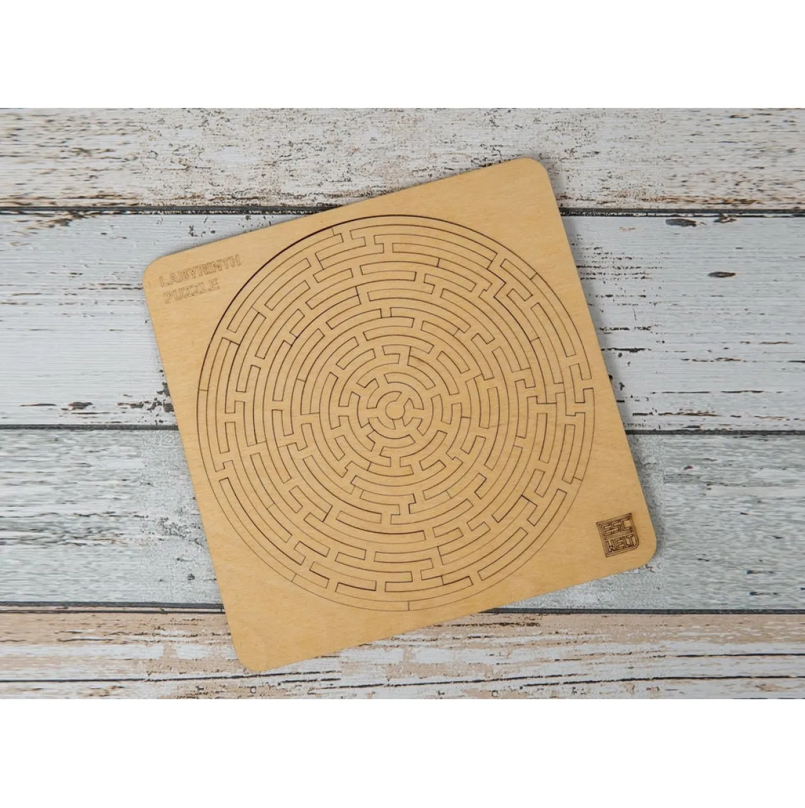 labyrinth puzzle - rompicapo manuale in legno