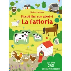 la fattoria - piccoli libri con adesivi