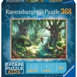 la foresta magica - escape puzzle kids 368 pezzi