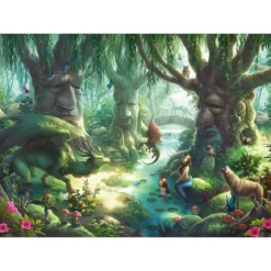 la foresta magica - escape puzzle kids 368 pezzi