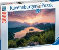 lago di bled, slovenia - puzzle 3000 pezzi