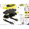 lamborghini huracan evo - giallo - puzzle 3d
