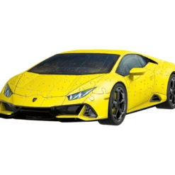 lamborghini huracan evo - giallo - puzzle 3d