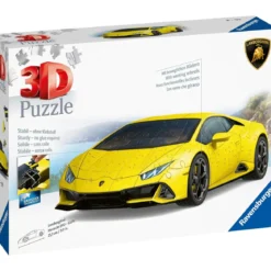 lamborghini huracan evo - giallo - puzzle 3d