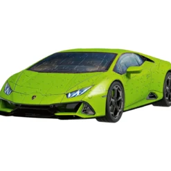 lamborghini huracan evo - verde - puzzle 3d