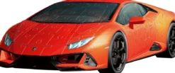 lamborghini huracán evo - arancio - puzzle 3d