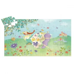la principessa di primavera - puzzle 36 pezzi silhouette