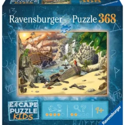 l'avventura dei pirati - escape puzzle kids 368 pezzi