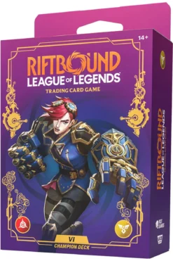 league of legends - riftbound: unleashed - champion deck: vi (eng)