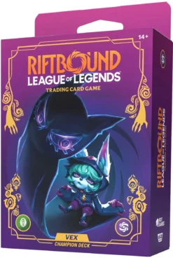league of legends - riftbound: unleashed - champion deck: vex (eng)