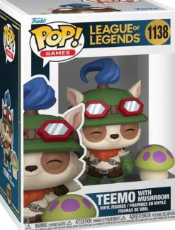 league of legends - teemo with mushroom 9cm - funko pop! 1138