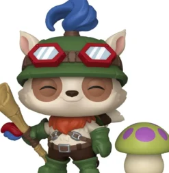 league of legends - teemo with mushroom 9cm - funko pop! 1138