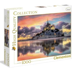 le magnifique mont saint-michelle - puzzle 1000 pezzi high quality collection