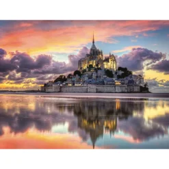 le magnifique mont saint-michelle - puzzle 1000 pezzi high quality collection