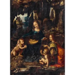 leonardo da vinci: la vergine delle rocce - puzzle 1000 pezzi