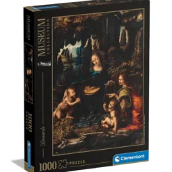 leonardo da vinci: la vergine delle rocce - puzzle 1000 pezzi