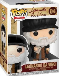 leonardo da vinci - leonardo da vinci 9cm - funko pop! 04