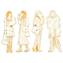 les demoiselles - scout e le sue amiche - disegni da colorare