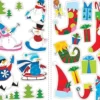 let it snow - adesivo removibile da parete